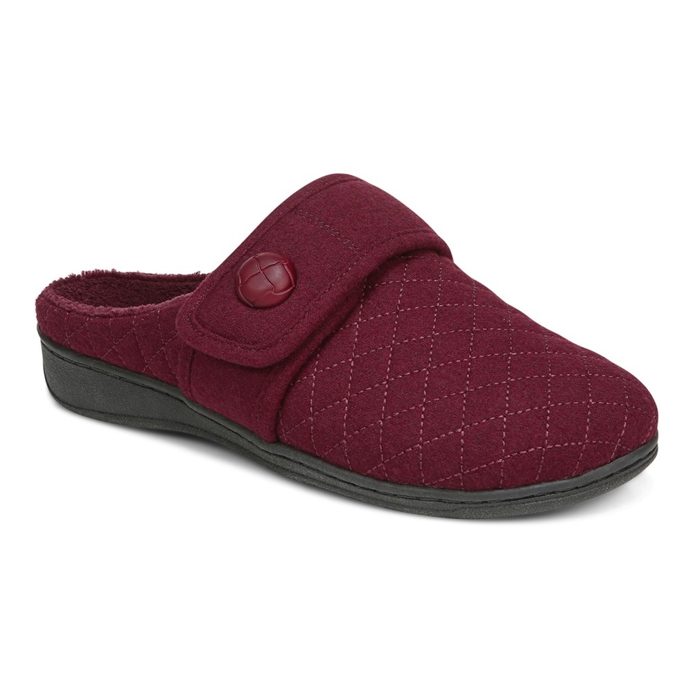 Vionic Carlin Flannel Wine - Picture 9 of 14